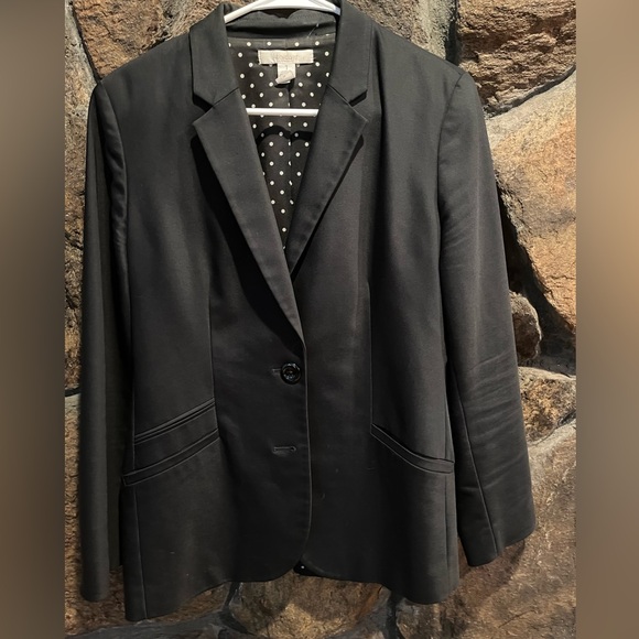 Chico's Black Tailored Blazer with Notched Lapels - Picture 3 of 5